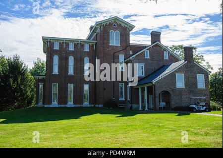 White Hall Mansion, home of Cassius M. Clay in Richmond Kentucky Stock Photo