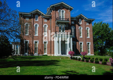 White Hall Mansion, home of Cassius M. Clay in Richmond Kentucky Stock Photo