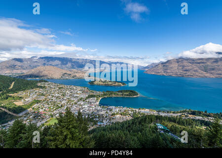 Queenstown Hill Trail Stock Photo