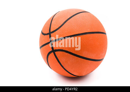 Basketball isolated on white background. Stock Photo