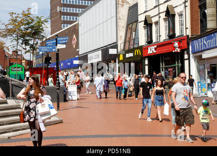 WALSALL TOWN CENTRE Stock Photo