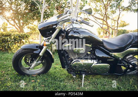 MERIDA YUC MEXICO FEB 12 2017 Suzuki Boulevard M50 motorcycle