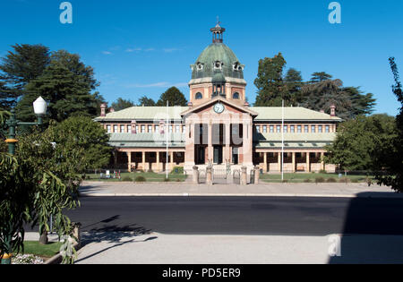 The Bathurst Courthouse is a heritage-listed building built in the Federation Free Classical style at Bathurst, New South Wales, Australia. Stock Photo