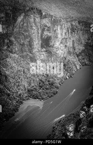 Sumidero Canyon, View from Mirador La Coyota, Chiapas, Mexico Stock Photo