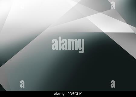 A texture or background of triangle shapes blended from grey, blues and blacks Stock Photo