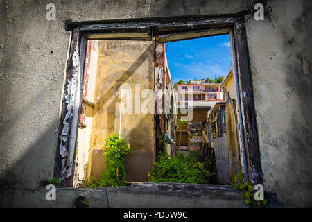 Grenada hurricane damage Stock Photo - Alamy