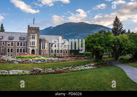 Cascade Gardens at Dusk Stock Photo