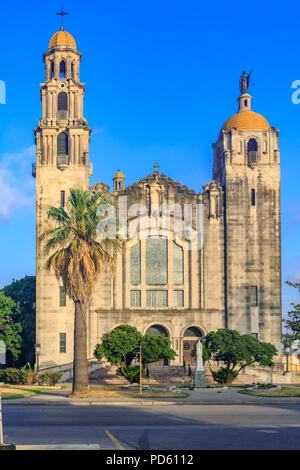 The historic Little Flower Basilica in San Antonio Stock Photo