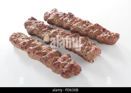 Indian lamb shish kofte kofta kebab Stock Photo