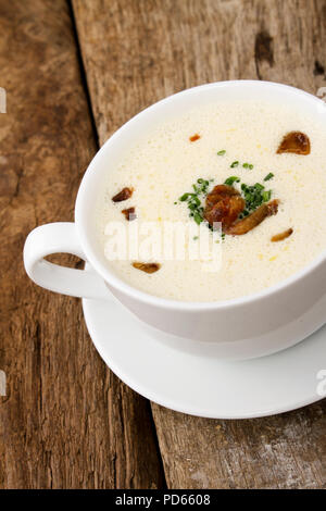 celeriac and couliflower soup Stock Photo