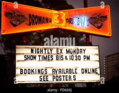 Dromana Drive in Cinema. Stock Photo