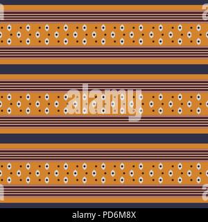 Retro white and green Colored Seamless Pattern with Horizontal Stripes Stock Vector