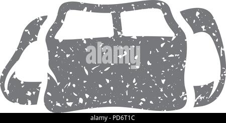 Grunge icon - Camera bag Stock Vector
