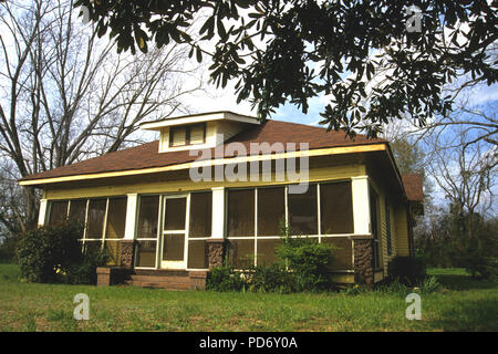 Jimmy Carter's Boyhood Home in Plains, Georgia Stock Photo