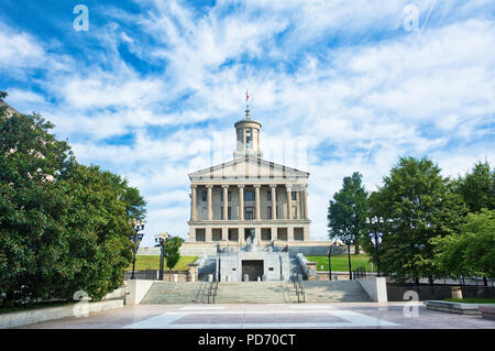 The Tennessee State Capitol Building, Nashville, Tennessee, USA Stock Photo