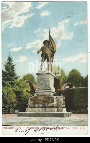 Andreas-Hofer-Denkmal, Innsbruck, O. Zieher 1907. Stock Photo