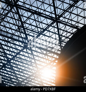 Skylight window -  industrial architectural background Stock Photo