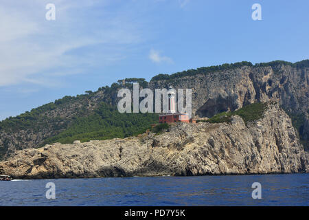 Punta Carena Lighthouse on the Isle of Capri