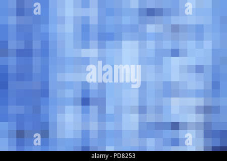 blue pixel background Stock Photo