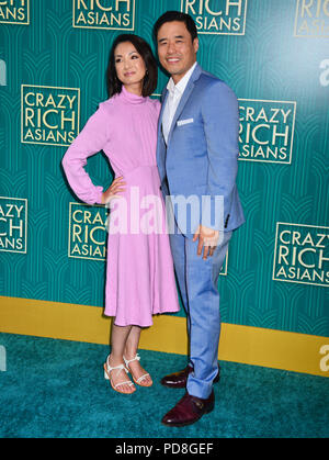(L-R) Jae Suh Park and Randall Park at the “Crazy Rich Asians” Los