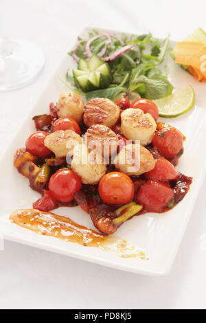 traditional indian curry meal Stock Photo