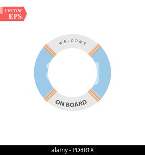 Lifeboat float icon, vector illustration design. Travel icons. Stock Vector