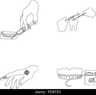 anesthesia,anesthetic,anesthetizingmedicine,angular,bactericidal,care,cleaning,clinic,collection,damage,dental,dental floss,depth,disinfection,enamel,finger,gesture,gum,gums,hand,hospital,hygiene,icon,illustration,injection,instrument,isolated,logo,manipulation,medical,medication,medicine,mirror,movement,outline,plaster,probe,protection,set,sign,silk,symbol,syringe,teeth,tooth,vector,web,wound Vector Vectors , Stock Vector