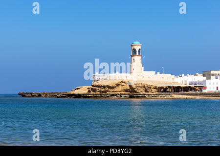 Sur Lighthouse - Sur, Oman Stock Photo