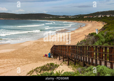 Robberg beach on the Garden Route in South Africa. Stock Photo