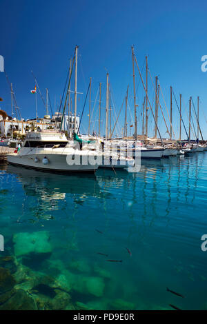 Puerto de Mogan, a beautiful, romantic fishing village on Gran Canaria, Spain Stock Photo