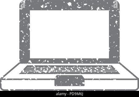 Grunge icon - Laptops Stock Vector