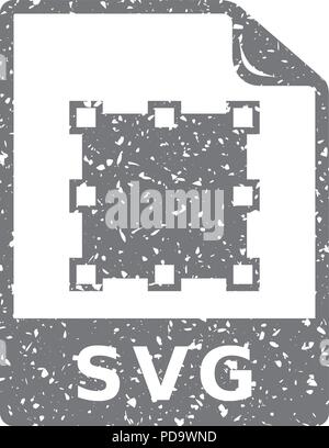 Grunge icon - Drawing file format Stock Vector Image & Art - Alamy