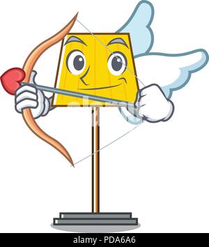 Cupid floor lamp character cartoon Stock Vector
