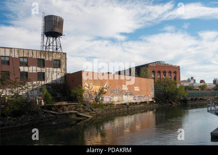 Gowanus canal Brooklyn New York City Stock Photo