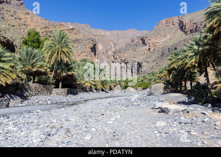 Nakhr Wadi - Oman Stock Photo