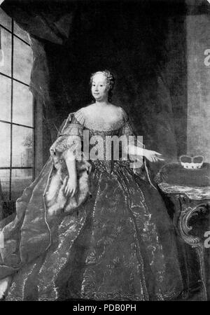 Anna Luise Fürstin von Anhalt-Dessau (Lisiewsky). Stock Photo