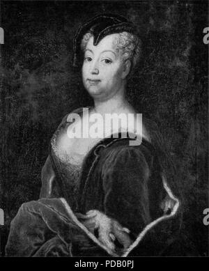 Anna Luise, Fürstin von Anhalt-Dessau (Ringe nach Pesne). Stock Photo