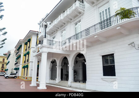 Palacio de las Garzas, the main office and official residence for all Panamanian presidents. Stock Photo