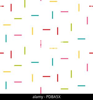Line rectangle sticks shapes tiny seamless vector pattern. Geometric repeating simple background. Stock Vector
