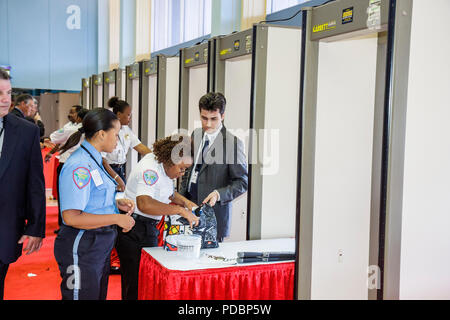 Miami Beach Florida,Convention Center,centre,Inter America Development Bank,banking,IDB,annual meeting,financing,economic social development,Hispanic Stock Photo