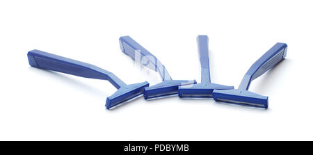 shaving razors isolated on white Stock Photo