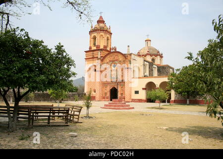 San Miguel Concá Franciscan Mission Sierra Gorda of Querétaro World Heritage Stock Photo