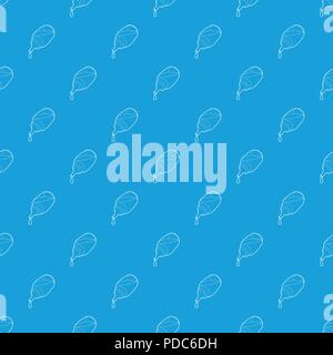 Vaping juice bottle pattern vector seamless blue Stock Vector