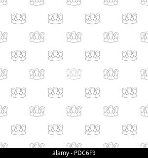 Office team icon in outline style Stock Vector