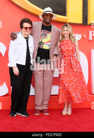 The UK Premiere of 'Incredibles 2' held at the BFI Southbank - Arrivals  Featuring: Holly Hunter, Samuel L. Jackson Where: London, United Kingdom When: 08 Jul 2018 Credit: Mario Mitsis/WENN.com Stock Photo