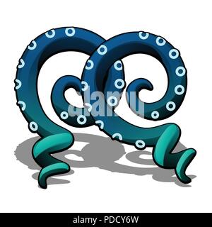 Octopus Tentacle Isolated Stock Photo - Alamy