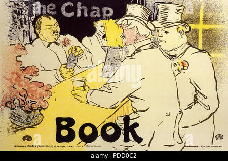 The Chap Book, Toulouse-Lautrec, Henri de, 1895. Stock Photo
