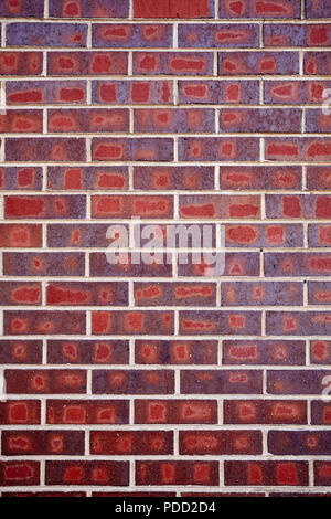 Picture of an old weathered clinker brick wall. Stock Photo