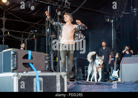 Sunday Sessions Scotland, Dalkeith country park   Pictured Pete Doherty Stock Photo