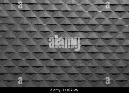 Black Brick Pattern Wall Background Stock Photo